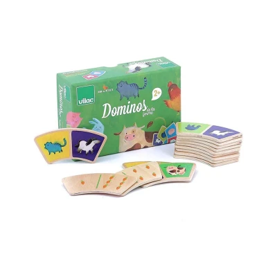 Image de Dominos en bois Ferme