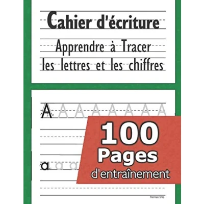 Image de Cahier d&#039;écriture apprendre à tracer les lettres et chiffres: CP 3 5 ans Mon a écrire ap... Livre d’occasion