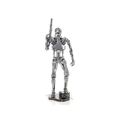 Image de Maquette en métal Metal Earth ICONX Terminator T 800 Blanc 100 pièces