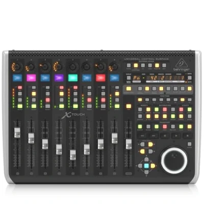 Image de Behringer X Touch Contrôleur Daw Universel avec 9 Faders Motorisés Tactiles, Affichage de Niveaux Lcd et Interface Ethernet/Usb/Midi