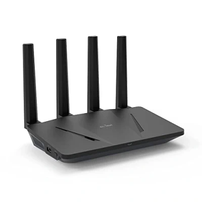 Image de GL.iNet GL AX1800(Flint) WiFi 6 Router Dual Band Gigabit Wireless Internet 5 x 1G Ethernet Ports Up to 120 Devices Amazing OpenVpn&amp;Wireguard Speed WPA3 Security MU MIMO 802.11ax