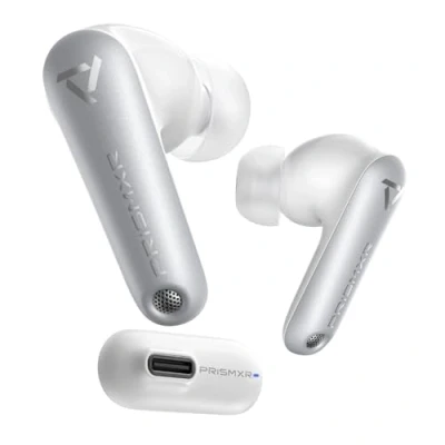 Image de PRISMXR Écouteurs de Jeu sans Fil Compatible avec PS5/4, Meta Quest 3/3S/2, Switch 2017, Faible Latence 25ms, Bluetooth 2,4GHz Dongle USB C Vega T1, Blanc