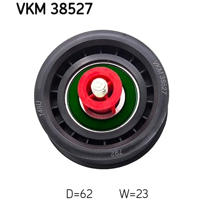 Image de SKF VKM 38527 Galet Enrouleur MERCEDES BENZ: Classe C Berline, SL Cabriolet, S Berline