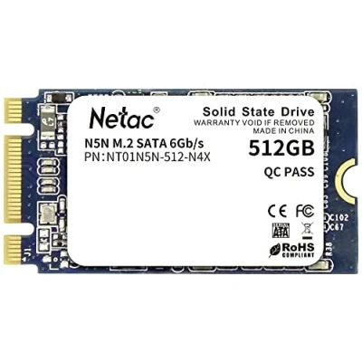 Image de Netac Technology N5N 512 GB SSD interne SATA M.2 2242 6 Gb/s au détail NT01N5N N4X