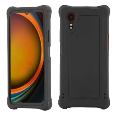 Image de MOBILIS Coque Compatible avec Samsung Galaxy XCover 7, Housse Etui Protection Bumper Anti Choc, Résistance aux Chocs 35x supérieur à la Norme Militaire, Recyclée, Antimicrobienne, Noir