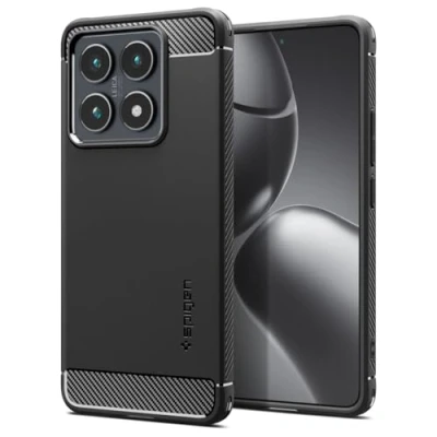 Image de Spigen Rugged Armor Coque Compatible avec Xiaomi 14T Pro Noir Mat