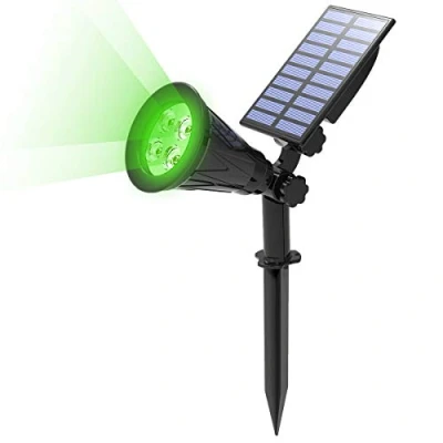 Image de T SUN Lampe Solaire Extérieur, Projecteur, Extérieur sans Fil Etanche IP65 Jardin avec Panneau 180 Réglable Spot pour Cour, Chemin, Allé. (Vert)