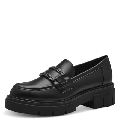 Image de MARCO TOZZI Chaussons pour Femme 2 24710 43 Mocassin, Noir, 39 EU