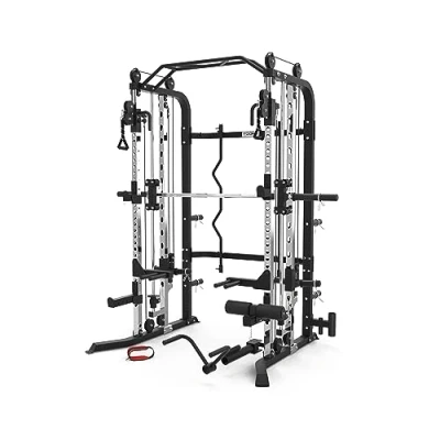 Image de TOORX ASX 2000 Station ALL IN ONE 3 1 double pulley, machine Smith, rack.