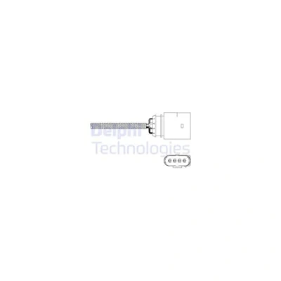 Image de DELPHI ES20343 12B1 Sonde lambda planaire, chauffé VOLKSWAGEN: Golf 4, New Beetle 3/5 portes, Cabriolet, AUDI: A3 portes