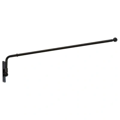 Image de Loberon Tringle à Rideaux Epping Fer H/P env. 100/13 cm Noir