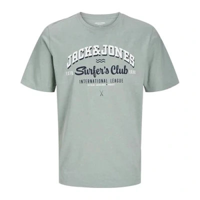 Image de Jack &amp; Jones Junior Jjelogo TEE Oneck JNR Tshirt imprimé pour enfants, Taille: 12a, Iceberg green