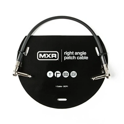 Image de JIM DUNLOP MXR Câble Patch, 1 pied 0,3 m, Angle Droit Plat (DCP1)
