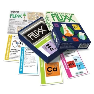 Image de Looney Labs , Chemistry Fluxx Board Game Ages 8+ 2 to 6 Players 5 30 Minutes Playing Time
