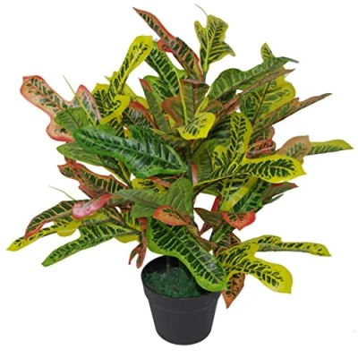 Image de Leaf Feuille de Codiaeum Artificiel Multicolore 65 cm