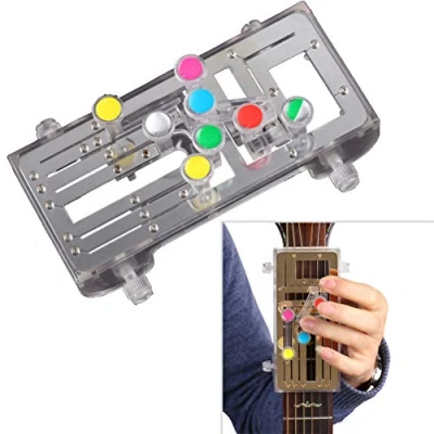 Image de Jackallo Système Dapprentissage de La Guitare Outil Pratique des Accords Aide à Lenseignement avec 6 Universels