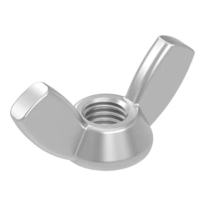 Image de SECCARO Lot de 20 écrous à ailettes M6 en acier inoxydable V2A VA A2 DIN 315