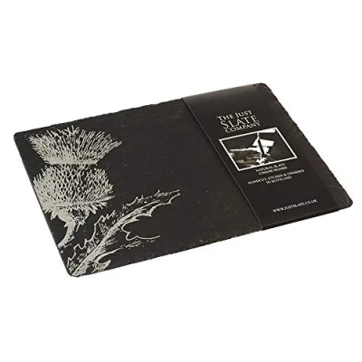 Image de Just Slate Chardon Sets de Table (x2), Noir, 11 cm x