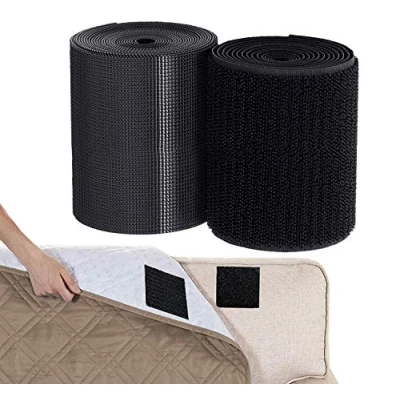 Image de TEUVO Scratch a Coudre pour les Tissus et Vêtements, Non Adhésive Bande Projets de I&#039;Artisanat, du Bricolage la Couture, 11cm Large 2M Long