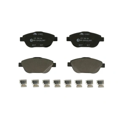 Image de ATE Ceramic 13.0470 3855.2 Jeu de plaquettes frein CITROËN: DS3 3 portes, C3 II, Picasso, PEUGEOT: 2008 Break, 208 II 3/5