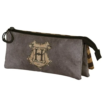 Image de Karactermania Harry Potter Squares Triple Large Trousse pour enfants, Taille: One Size, Marrón