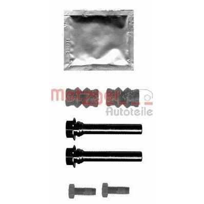 Image de METZGER 113 1339X Jeu de douilles guidage, étrier frein avec boulon guidage supplémentaire AUDI: A4 B7 Avant, B8 Q5