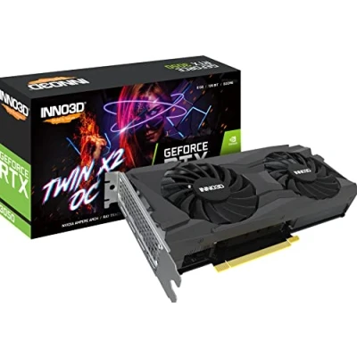 Image de Inno3D Karta graficzna GeForce RTX 3050 Twin X2 OC 8GB GDDR6 (N30502 08D6X 11902130)