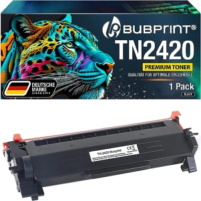Image de Bubprint Cartouche de Toner 6000 Pages Compatible pour Brother TN 2410 2420 DCP L2510D L2530DW L2550DN HL L2310D L2350DW L2370DN L2375DW MFC L2710DN DW L2730DW L2750DW Noir