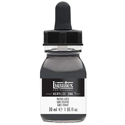 Image de Liquitex Professional Encre Acrylique Flacon Avec Pipette 30 ml Gris Feutré