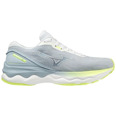 Image de Mizuno WAVE Skyrise 3(W) Chaussures de running sur route, Femme, Taille: 39, white neolime Textile