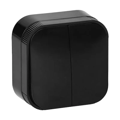 Image de Miratic Interrupteur Va et Vient Chandelier IP20 Installation en Saillie (noir)