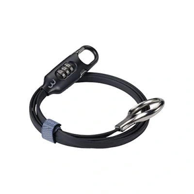Image de BBB Cyclisme BBL 55 Cyclelock LoopSafe Câble spiralé Noir 1200 mm