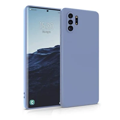 Image de MyGadget Coque pour Samsung Galaxy Note 10 Plus Case TPU Souple &amp; Soft Cover Protection Extra Fine Légère Étui Coloré Anti Choc et Rayures Bleu
