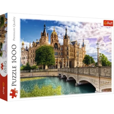 Image de Trefl Château sur l&#039;île 1000 Pièces, Puzzle avec Un Château, Vue Le Pont, Monuments, DIY Puzzle, Divertissement Créatif, Cadeau, Amusement, Puzzles Classiques
