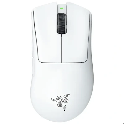 Image de Razer DeathAdder V3 Pro Souris Gaming Esports Ergonomique Sans Fil (Design Ultra léger de 64g, Capteur Optique Focus 30K, Interrupteur Gen 3, HyperSpeed) Blanc