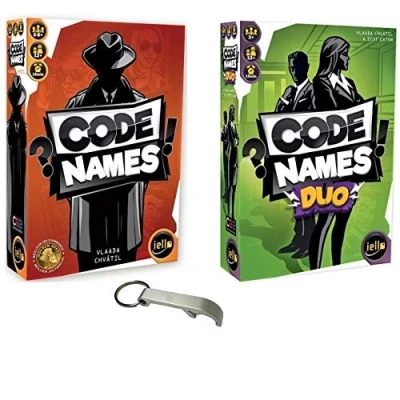 Image de Lot Code Names Version Française + Duo 1 Décapsuleur Blumie (Jeu de Base Duo)