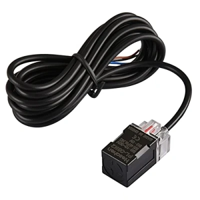 Image de Heschen Capteur de proximité inductif carré non bouclier type PL 08N2 Distance 8 mm 10 30 VDC 200 mA NPN normalement fermé (NC) 3 fils