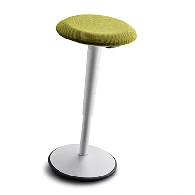 Image de Sedus se:fit, Tabouret Ergonomique, Assis Debout, Vert, Plastique, Pied en Caoutchouc, 53 80 cm Réglable Hauteur