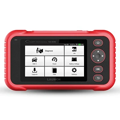 Image de LAUNCH Europe CRP 123 Evo OBD2 Appareil Diagnostic Automobile testeur Huile Moteur ABS SRS Automatique boîte de Vitesses Scanner WiFi Mise à Jour écran Tactile Android Rouge