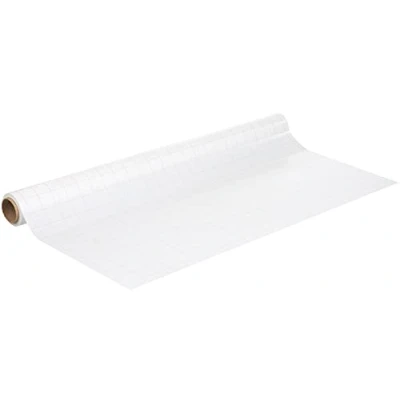 Image de Nobo 1905157 Lot de 25 Feuilles Tableau Blanc à coller n&#039;importe où pour une surface effaçable sec instantanée/amovible 800 x 600 mm Blanc/Quadrillage Gris