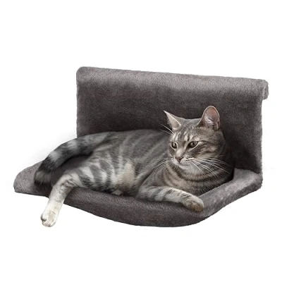 Image de Petlicity® Lit de radiateur à suspendre pour chat et chien, chaud confortable . Solide durable. Avec housse lavable en machine châssis pliable un rangement facile
