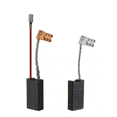 Image de 1617014144 1617014135 Lot DE 2 balais charbon pour moteur 24 mm/25 mm x 12,5 6,3 Arrêt automatique Compatible avec Bosch GBH 5 40 11264 EVS