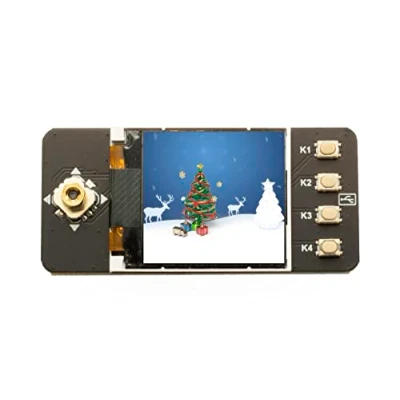 Image de XICOOLEE 1.44inch LCD Display Module for Raspberry Pi Pico, 128x128 Resolution Screen TFT Module, 65K RGB, Embedded ST7735S Driver SPI Interface, Compatible with Pico Header