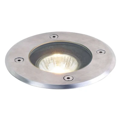 Image de Lucande Spot encastrable dans le sol AVA (Moderne) en Gris Aluminium (1 lampe,à GU10), extérieur