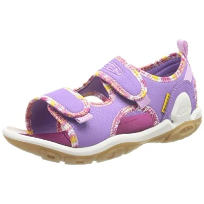 Image de KEEN Knotch Creek Open Toe Sandales, Violet(English Lavender/Festival Fuchsia), 22 EU