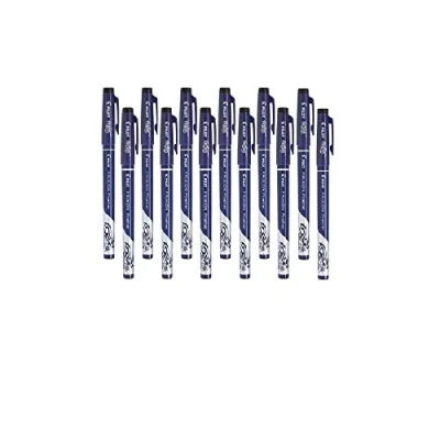 Image de Pilot FriXion Fineliner Felt Pen 1.3mm Tip Erasable (Black) Pack of 12