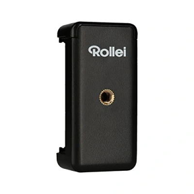 Image de Rollei smartphone Holder Support universel pour votre Compatible avec des smartphones jusqu’à une largeur de 8,5 cm Noir