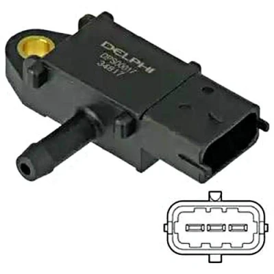Image de DELPHI DPS00017 Capteur, pression des gaz échappement OPEL: Astra J 5 portes, Insignia A 3/5 Corsa D CHEVROLET: Cruze Berline