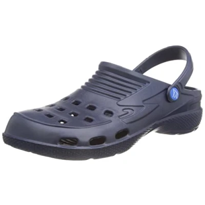 Image de Beck Mixte Clogs 956 Sabots, Bleu, 37 EU
