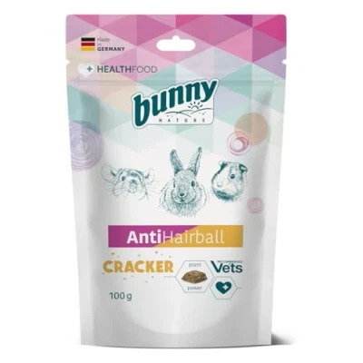 Image de Bunny Antihairball Crackers 100 g Complément alimentaire pour lapins nains, cochons d&#039;Inde et chinchillas Soutien en cas d&#039;excrétion des poils avalés